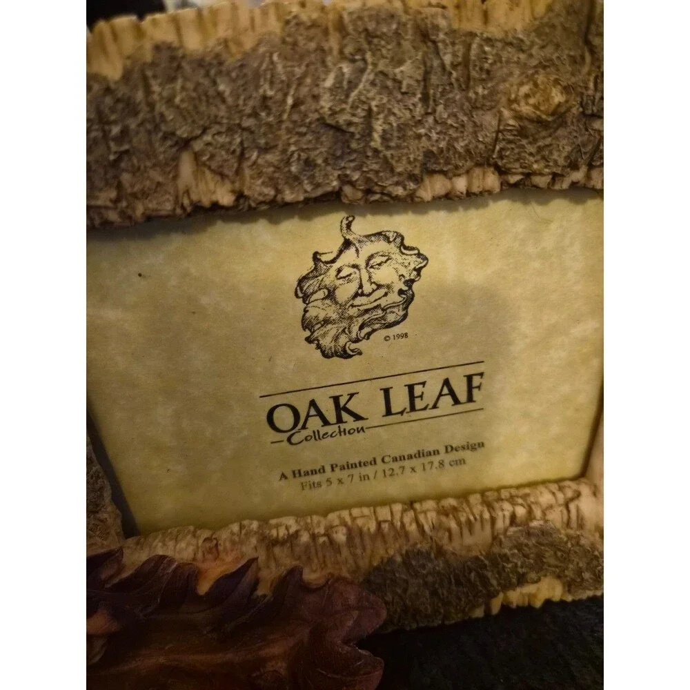 New Vintage Oak Leaf Collection Photo Frame By Innovation Hand Painted Canadian